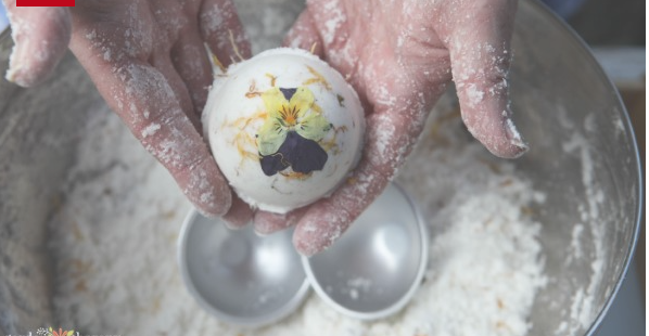 Cómo hacer una bomba de baño 100% natural en casa