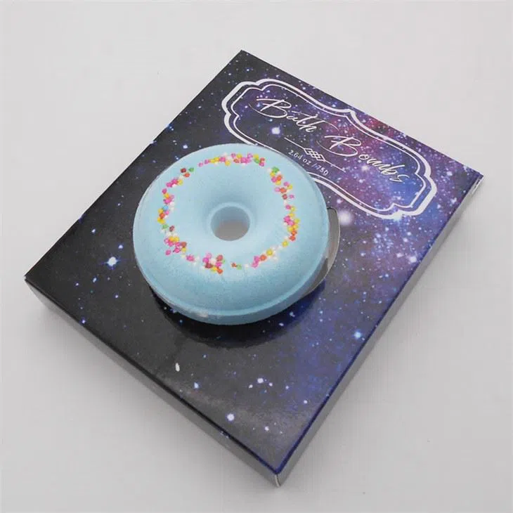 Bomba de baño de donut de embalaje individual