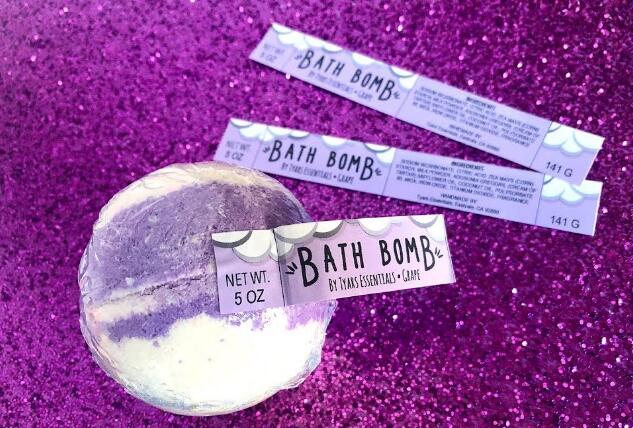 Cómo etiquetar bombas de baño