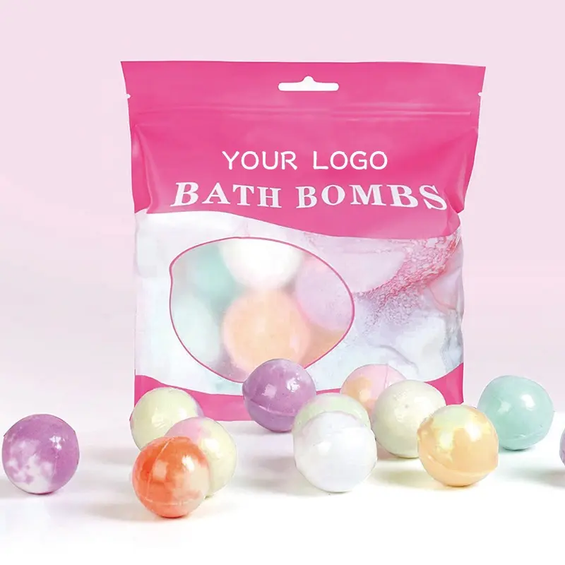 Suministros de bombas de baño con purpurina de etiqueta privada