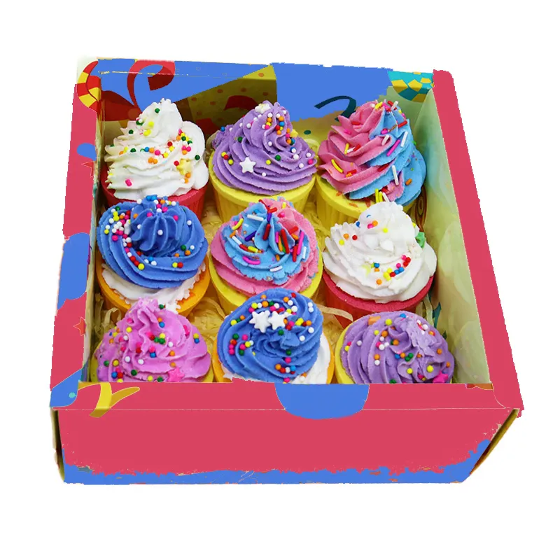 Bombas de baño para cupcakes al por mayor: deleite sus sentidos con aromas y colores de cupcakes